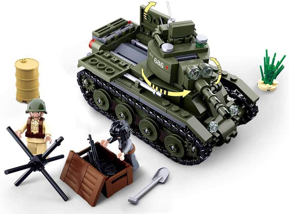 Sluban M38-B0686 - Army WWII - Alliierter Kavalleriepanzer Sluban M38-B0686 - Army WWII - Alliierter Kavalleriepanzer